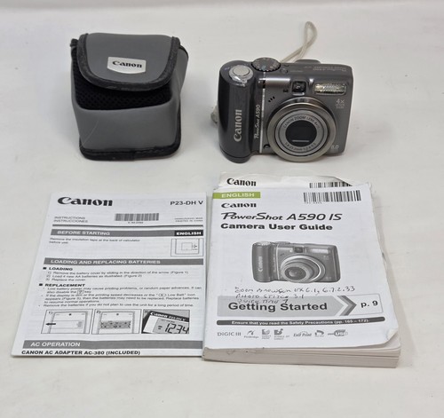 Canon powershot a590 0mp - is, 8.0mp