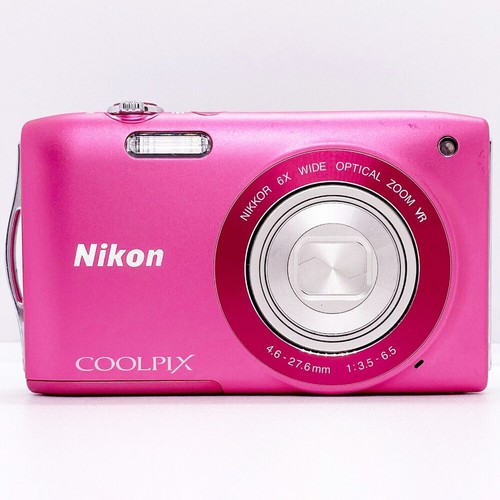 Nikon coolpix s3300 strawberry - nikon,